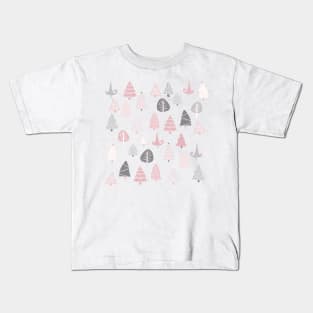 Pink Trees Kids T-Shirt